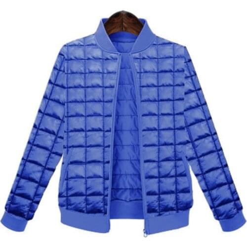 Jacket women 2020New Spring Autumn Winter thin quilted Bomber jackets coat Woman basic Parkas Outerwear Female Clothings
