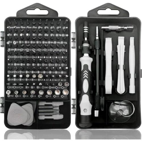Computer Repair Kit,122 In 1 Magnetic Laptop Screwdriver Kit, Precision Screwdriver Set, Small Impact Screw Driver Set with Case