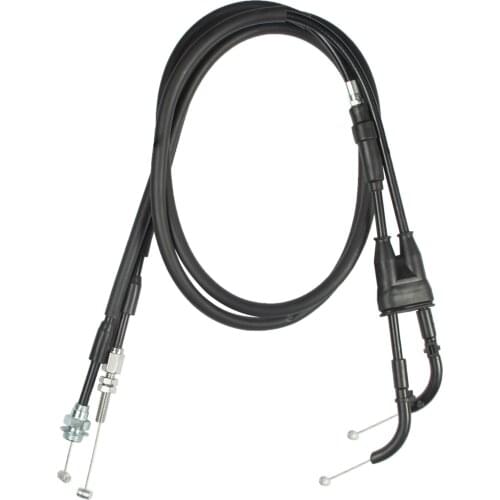 MotoMaster Throttle Cable SET A B (OPEN and CLOSE) for Yamaha YZ 250 F (2003-2006)