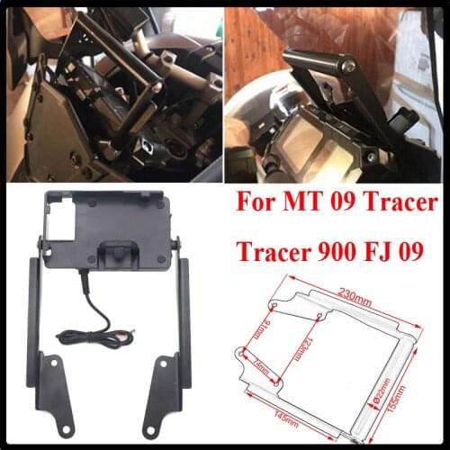 New GPS Smart Phone Navigation Mount Mounting Bracket Adapter Holder For Yamaha MT 09 MT09 Tracer 900 FJ 09 FJ09 2016 2017
