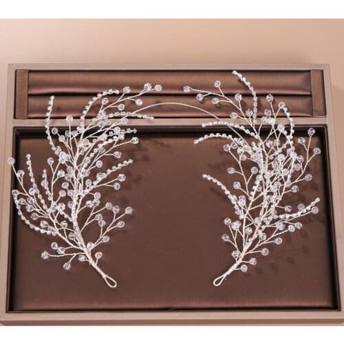 Handmade Bridal Hair Vine Headband Wedding Hair Accessories Comb Hair pins Hair Jewelry