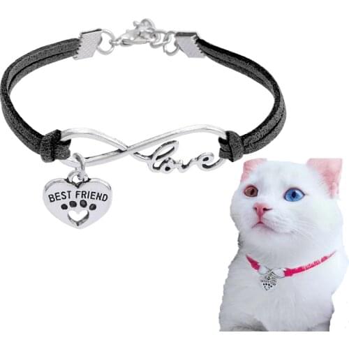 1 Pcs Cute Small Cat Dog Collar Puppy Necklace Collars Pet Accessories with Heart Pendant for Pet Kitten Products
