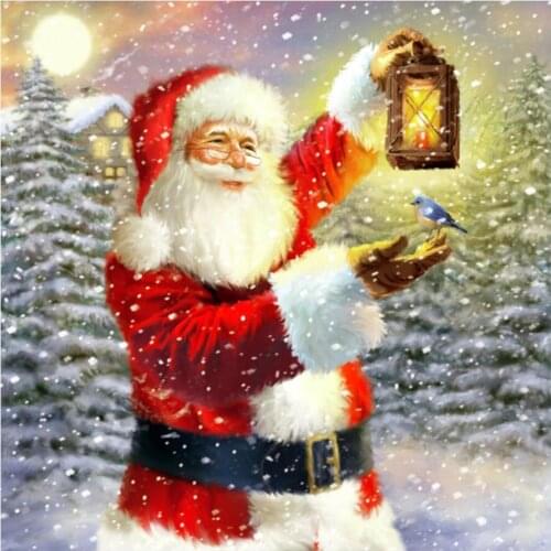 Santa christmas tree Diamond Painting Round Full Drill Portrait Nouveaute DIY Mosaic Embroidery 5D Cross Stitch home decor gifts