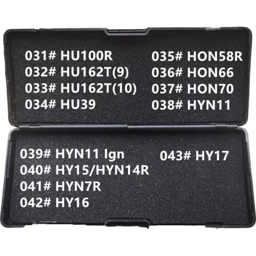 LiShi 2 in 1 HU100R HU162T9 HU162T10 HU39 HON58R HON66 HON70 HYN11 HY15 HYN7R HY16 HY17 Locksmith Tools For All Types