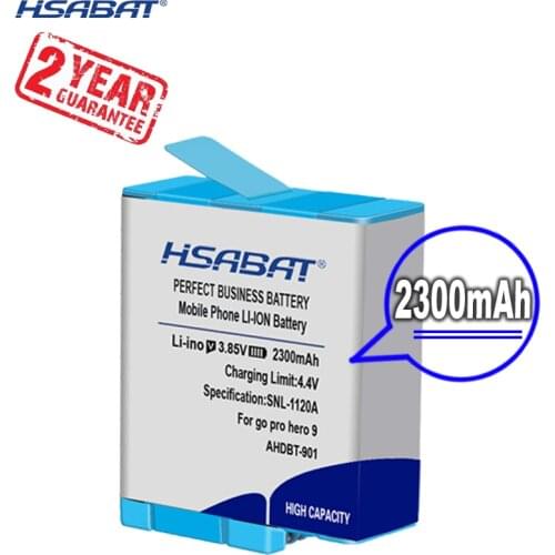 New Arrival [ HSABAT ] 2300mAh AHDBT-901 Camera Replacement Battery for go pro hero 9 for GoPro Hero 9 Black