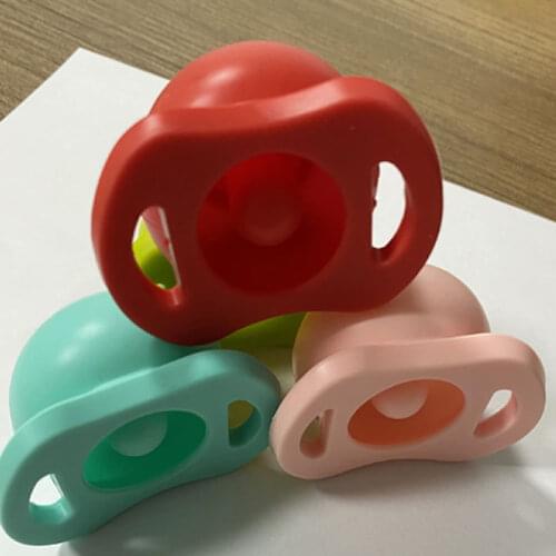 Baby Silica Gel Nipple Pacifier Baby Comfort Food Grade Bite Music Retractable Pacifier Newborn Baby Nipple Soother