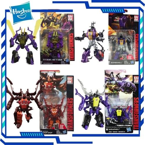 Hasbro Transformers Legends Insecticons Deluxe Series Shrapnel Butch Bombshell Kickback Action Transformer Robot Christmas Gift