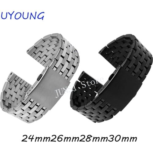 UYOUNG Mens Stainless Steel Watch