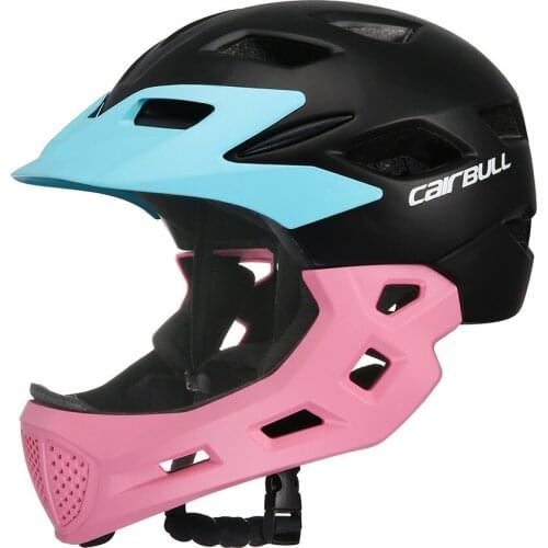 Children Boys Girls full face Bicycle Balance Safety Helmet Riding Cycling Skate Helme Mountain Mtb Bike Security Equitment
