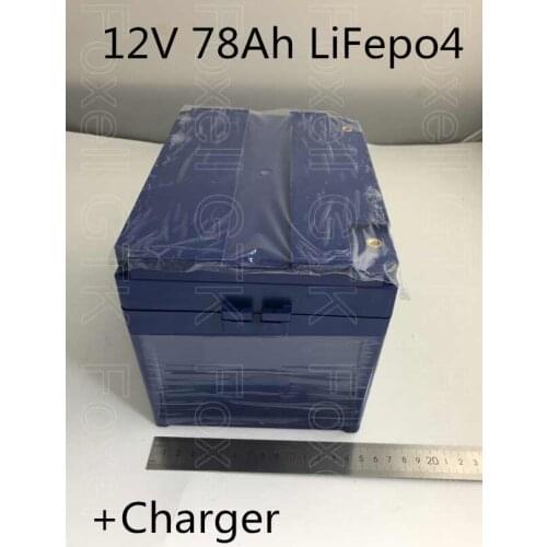 High quality LifePo4 battery price 12v 78ah 80ah for solar lighting system Solar Energy Storage RV Autocaravanas camper caravan