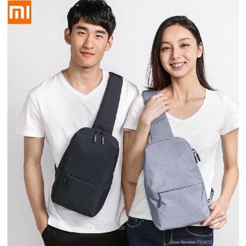 Xiaomi Multifunctional Sports Leisure Chest bag Waist Bag men woman Outdoor Shoulder Bag large capacity