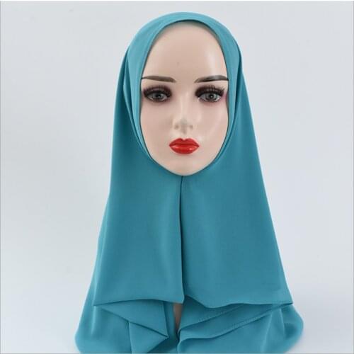 Blue Pink Purple Orange Red Dark Color Summer Womens Scarf Sunscreen Solid Soft Female Islamic Scarves Headscarf Shawl For Lady