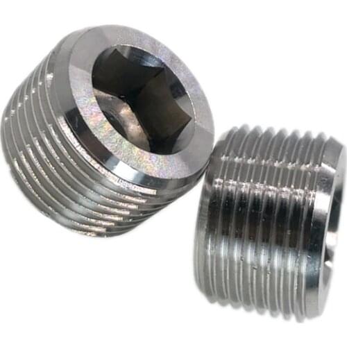 1/8" 1/4" 3/8" BSP Male Therad 304 Stainless Steel Hex Socket End Cap Plug Pipe Fitting Connector Adapter