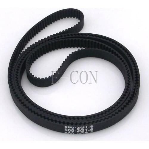 10pcs/lot 900-GT2 loop timing belt width 6mm Rubber Fiberglass inner length 900mm 450 teeth for 3D printer GT2 Timing Pulleys