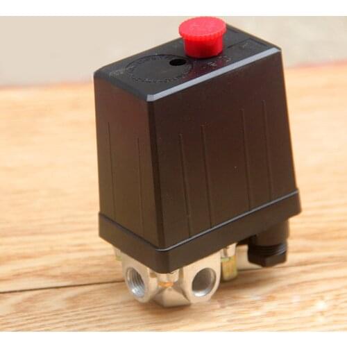 1x Air Compressor Pump Pressure Mechanical Pressure Switch Vertical 4 Way Control Valve Maximum 20A 80,000 Times
