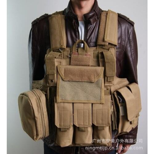 5pcs/lot Molle Airsoft Tactical Strike Plate Carrier Vest OD Olive Drab