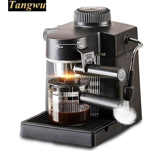 American semi - automatic coffee maker USES commercial milk to make tea drink