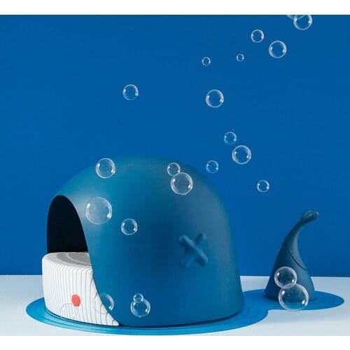 Large Whale Cat Litter Pot Semi-closed Anti-splashing Cat Toilet Isolated Odor Convenient Shoveling Shit Cat Litter Box Pets