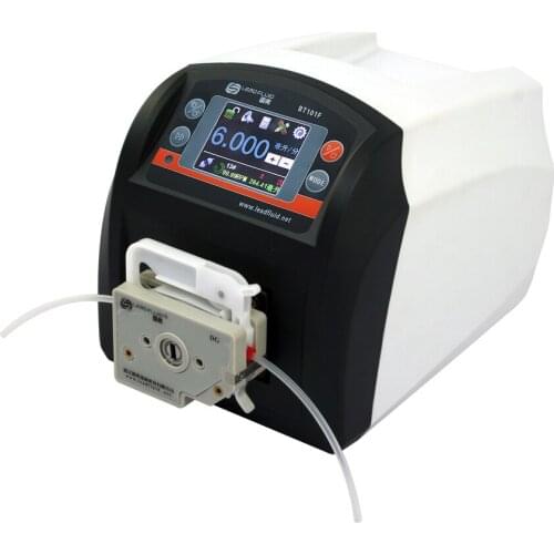 BT101F DG10-1 Industrial Medical Lab Food Dispensing Dosing Filling Tubing Liquid Peristaltic pump 0.00011-20ml/min
