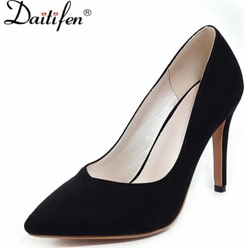 DAITIFEN Suede Pumps
