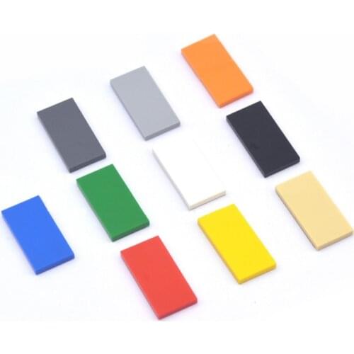 Children Toys 100Pcs Flat Tile 2x4 DIY Enlighten MOC Building Block Bricks Skill Blocks Toys For Children Christmas Gifts Toy