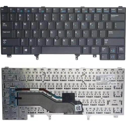 For Dell Latitude E6420 E6440 E5420 E6220 E6230 E6320 E6330 E6430 Blue word US keyboard