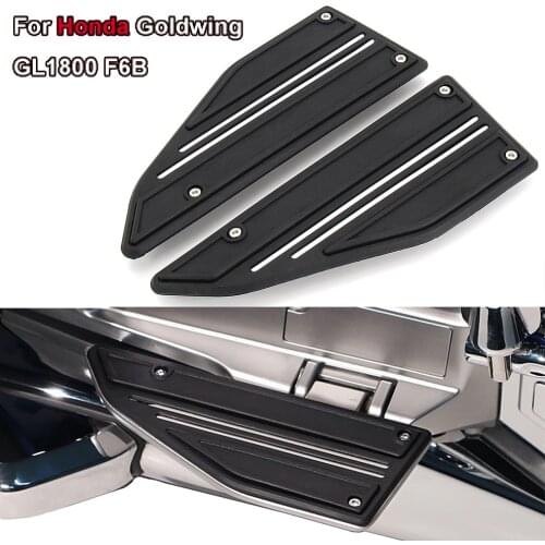 Motorcycle passenger rear pedal carpet 2 pieces of GL1800 For Honda Goldwing GL1800 2018 GL 1800 F6B GL1800 2018 2019 2020