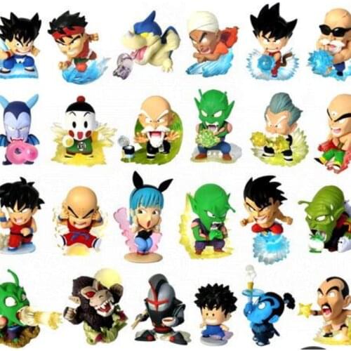 Dragon Ball Anime Z Mini Big Head 25 Spot Mini Big Head with Special Edition Model Decoration Toy Gift Collection Limited