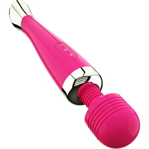 Multiple frequency Quiet Vibration Powerful Magic Wand Massager AV Vibrator for Women USB Charging Sex Toys Clitoris Stimulator