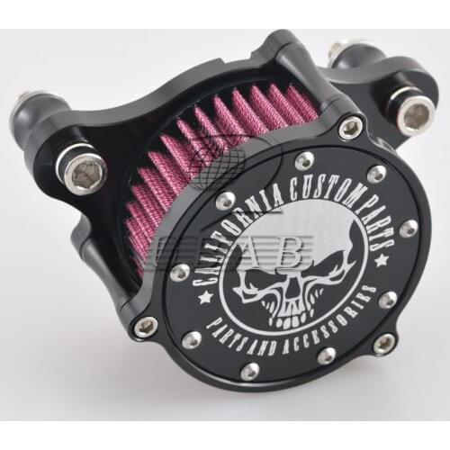 Motorcycle Air filter Cleaner System Performance Air Cleaner Kit California Skull Style Fits For Harley Sportster XL883 XL1200