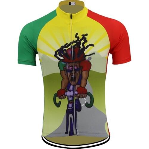 2019 NEW Cycling jersey Outdoor sports Men short sleeve Bicycle clothes Funny cycling clothing ropa Ciclismo Bike wear jersey