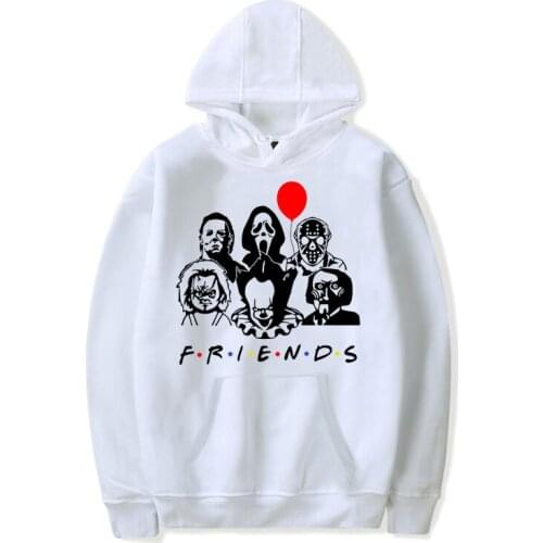 2021 New Horror Movie Hoodies Harajuku Horror Movie Autumn Long-sleeve Mens Sweatshirt Aesthetic Streetswear Top Lounge Wear