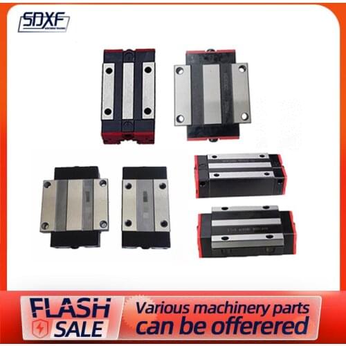 Factory direct linear guide slider, HGH15/20/25/30/35/45 square slider, flange slider, ladle slider, extended slider