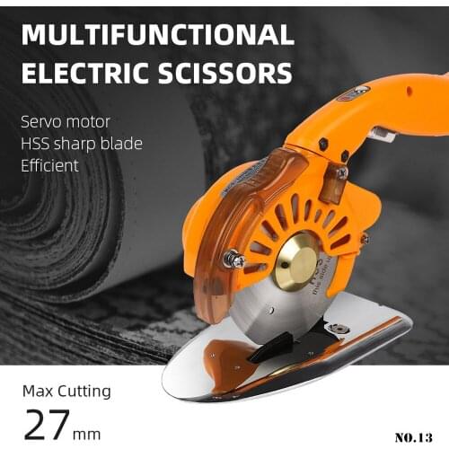 Rc-100 / 110/125 Industrial Tailor Electric Scissors Electric Fabric Cutting Machine Low Noise Tailor Cloth Cutter Power Tools