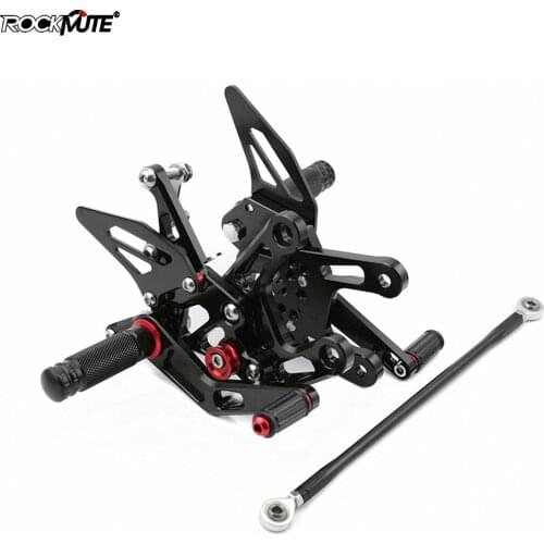 For Kawasaki ZX-10R ZX10R ZX 10R 2015 Year Motorcycle Adjustable Rearset Footrests Driver Foot Rest Pegs Pedals Rear Set