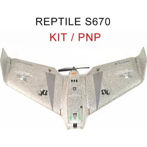 Reptile S670 V2 SKY SHADOW 670mm Wingspan FPV EPP Flying Wing Racer RC Airplane KIT/ PNP