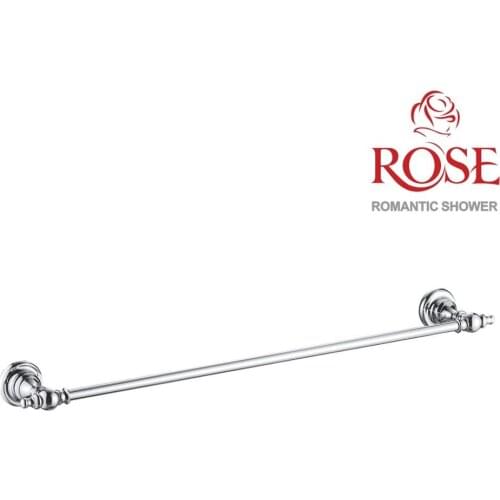 ROSE Towel tube, Rod towel rack, brass bracket rack mount rack,wall mounting,hang towel on the wall,towel holder on the wall near the sink RG1117