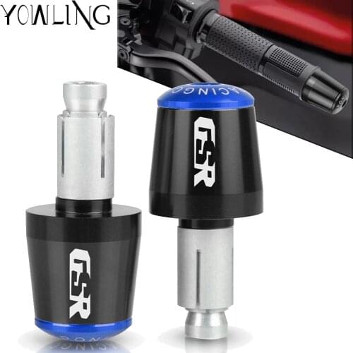 For SUZUKI GSR 600 400 750 GSR750 GSR600 GSR400 Motorcycle Handle Bar End Weight Handlebar Grips Cap Anti Vibration Silder Plug