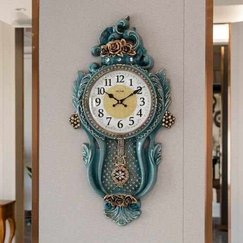 Modern Luxury Decorative Wall Clocks Wall Hanging Accessories Crafts Decoration Home Livingroom Hotel Wall Mural Ornaments Art