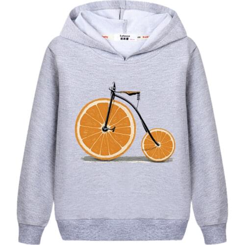Aimi Lakana fruit design hoodie for child long sleeve cotton sweatshirt boys girls coat bike pattern pullover kids autumn jacket