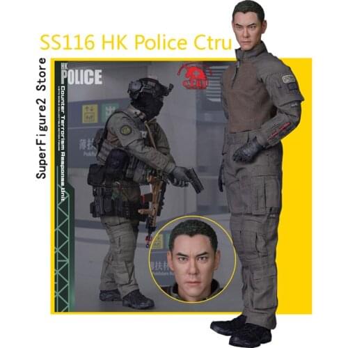 Soldier Story SS116 1/6 HK Police Ctru Tactical Medic Figure Model 12'' Male Action Doll Full Set Toys