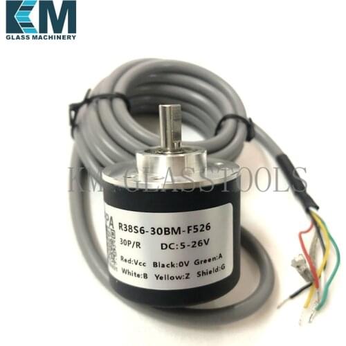 High precision encoder For ENKONG. Model:R38S6-30BM-F526, 30P/R, DC:5-26V