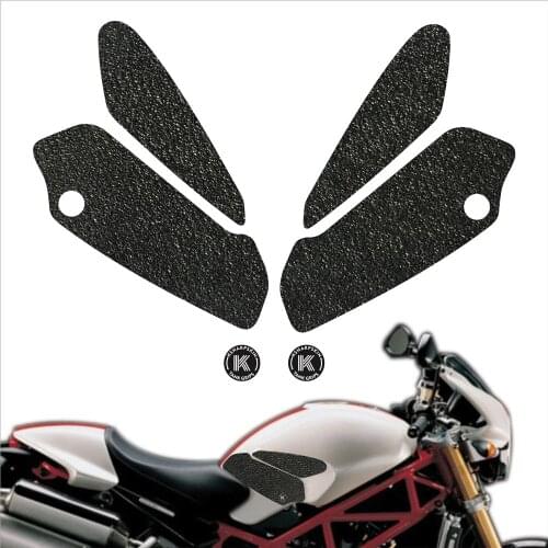 Motorcycle Tank Traction Side Pad Gas Fuel Knee Grip Protector For DUCATI 00-02 MONSTER 750 900 12-14 MONSTER 795