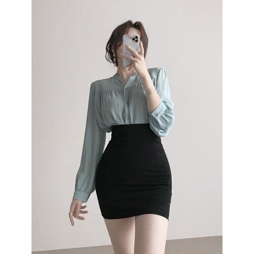 CX 2021 New Summer Women Black High Waist Package Hip Skirt A-line Skirt Thin Tight Sexy Casual Trendy Skirt Suit Skirt
