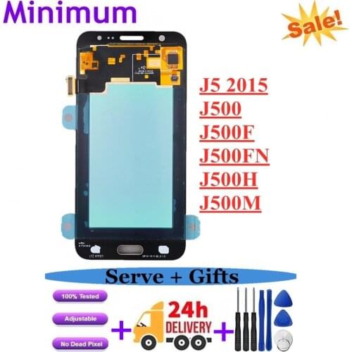 AMOLED For Samsung Galaxy J5 2015 J500 OLED LCD Display Touch Screen Digitizer Assembly For Samsung J500F J500FN J500H J500M