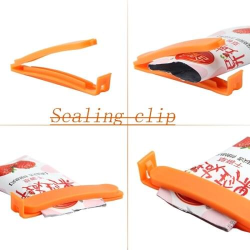 1/10/20pcs Sealing Clip Food Sealing Clip Fold Food Storage Fresh-keeping Food Bag Snack Multipurpose Portable For Home Kitchen