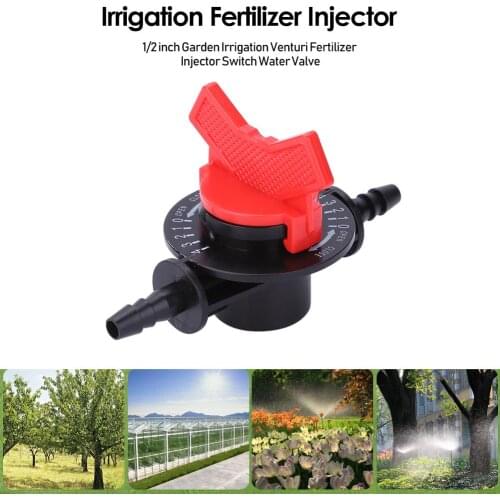 1PC 1/2" Garden Irrigation Device Venturi Fertilizer Injector Switch Water Valve Accessory garden Hose Connector