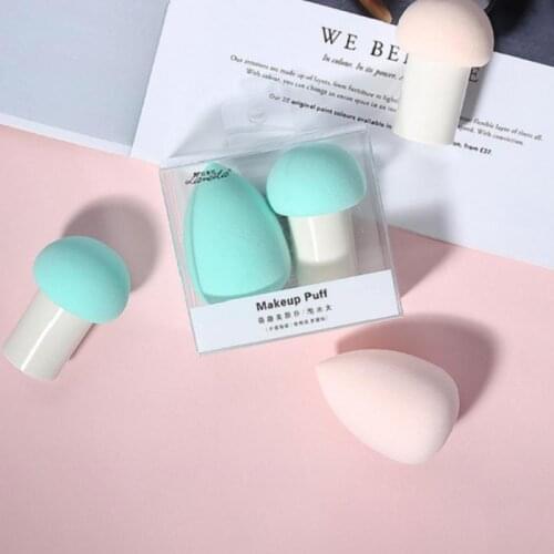 2pcs Makeup Sponge Puff Makeup Puff Face Foundation Powder Cream Sponges Cosmetic Puff Powder Puff Makeup Tool Womens Beauty