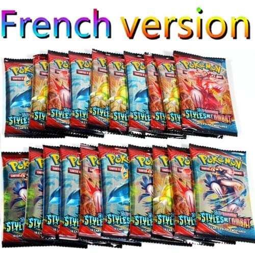 2021 Latest French Version Of Pokemon STYLES DE COMBAT Booster 50-360pcs Cards Retail