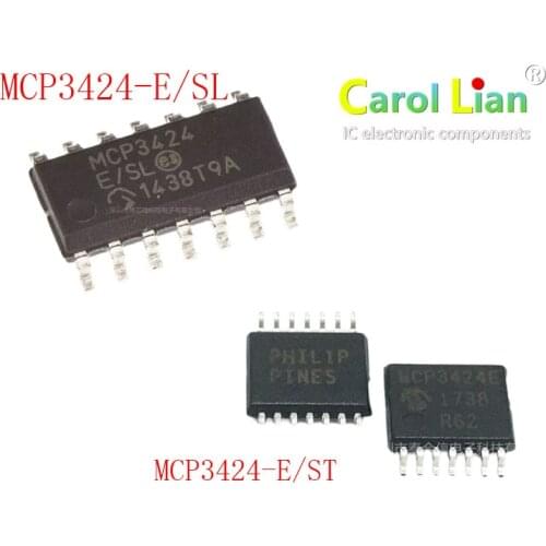 10PCS MCP3424-E/ST MCP3424 New original